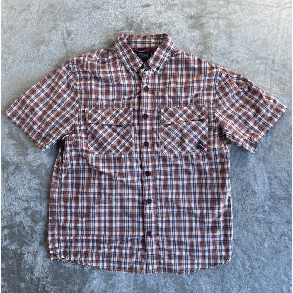 Alaskan Hardgear Plaid Shirt Mens M Outdoor Workwear Gorpcore‎ Utility Style